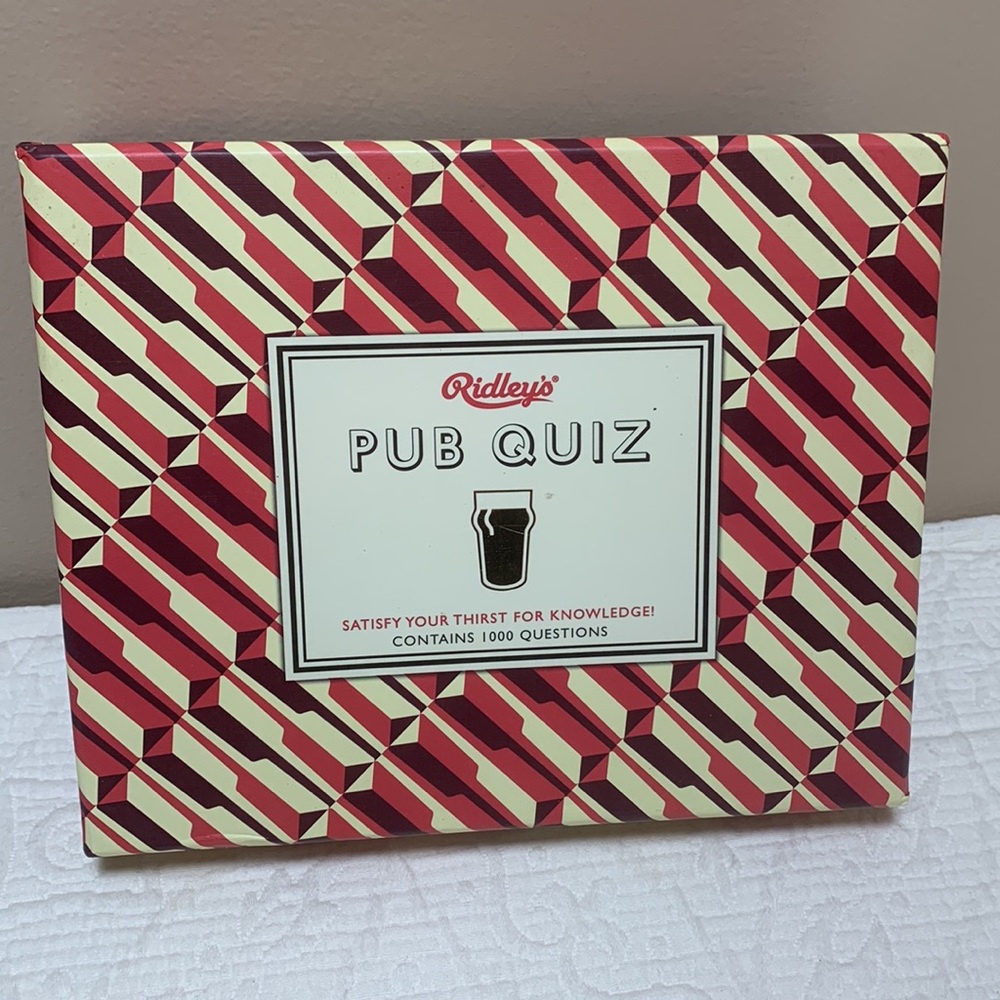 Ridley’s Pub Quiz Game
